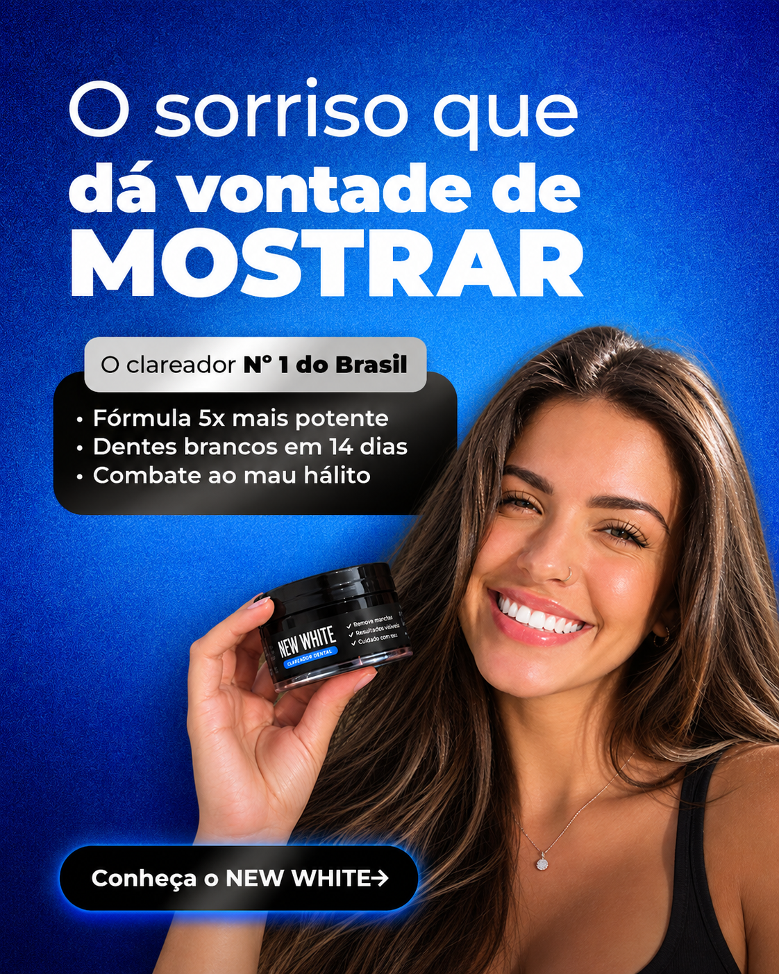 Banner de promoção New White Banner de promoção New White