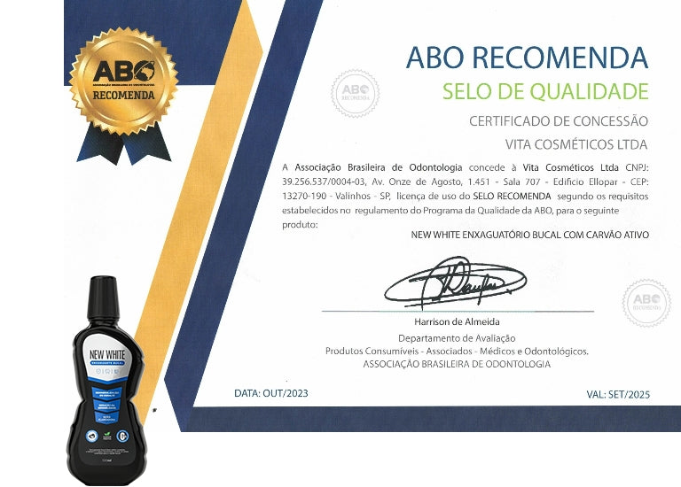 Selo ABO Enxaguante