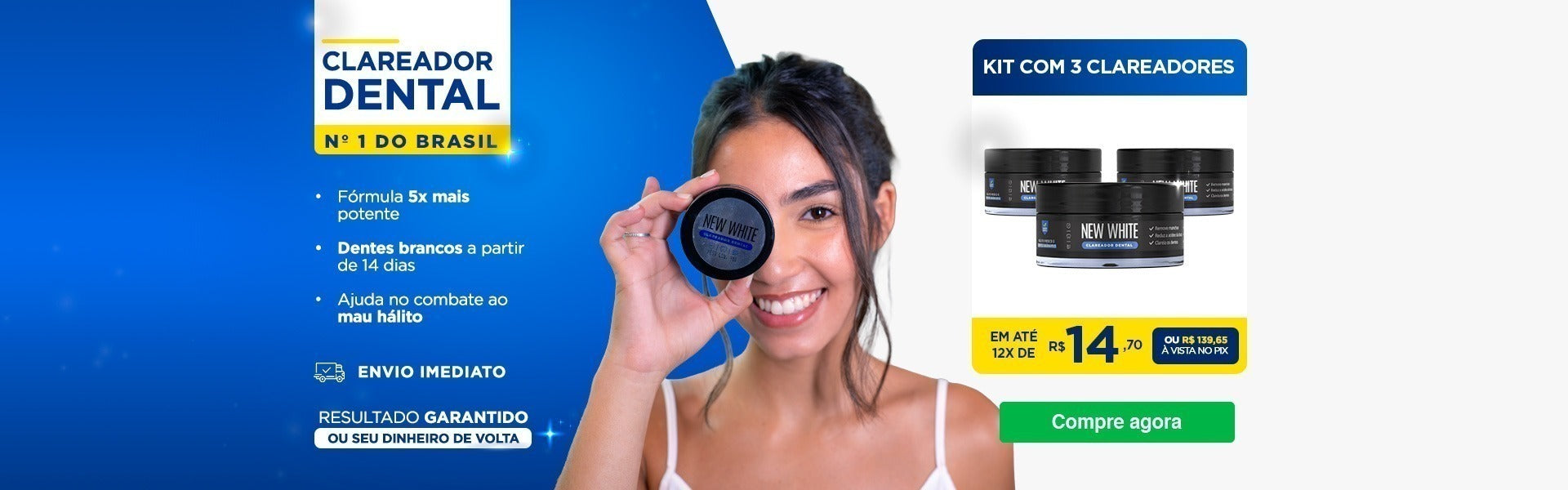 Banner de promoção New White